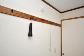 各個室の物掛け用フック